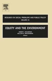 Tapa de Equity and the environment