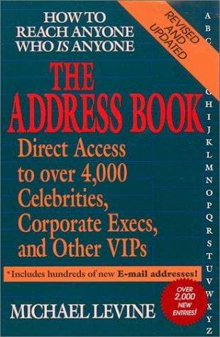 Tapa de The Address Book