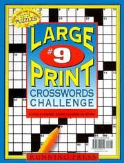 Tapa de Large Print Crosswords Challenge #9