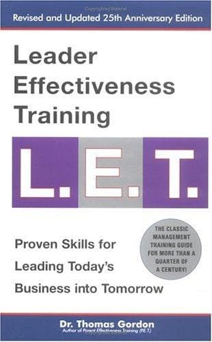Tapa de Leader effectiveness training, L.E.T