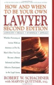 Tapa de How and when to be your own lawyer