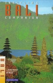 Tapa de Traveler's Companion Bali 1998