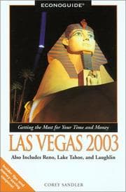 Tapa de Econoguide Las Vegas 2003