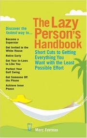 Tapa de The Lazy Person's Handbook