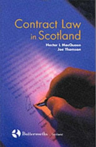 Tapa de Contract law in Scotland