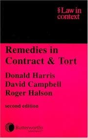 Tapa de Remedies in Contract and Tort