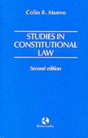 Tapa de Studies in Constitutional Law