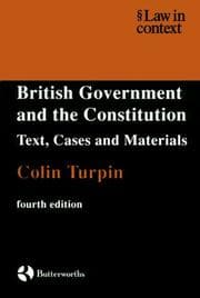 Tapa de British government and the constitution