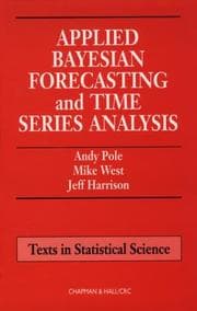 Tapa de Applied Bayesian forecasting and time series analysis