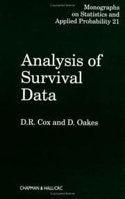 Tapa de Analysis of survival data