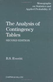 Tapa de The analysis of contingency tables