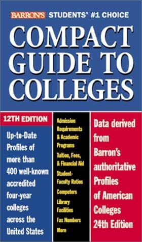 Tapa de Barron's Compact Guide to Colleges