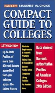 Tapa de Barron's Compact Guide to Colleges
