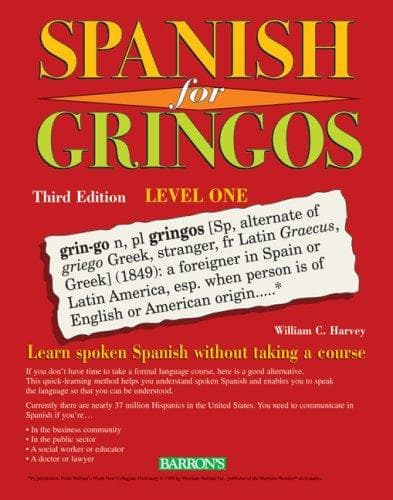 Tapa de Spanish for Gringos Level 1