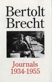 Tapa de Bertolt Brecht Journals, 1934-55
