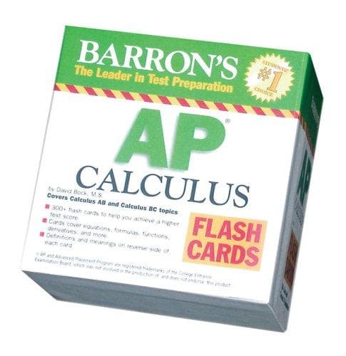 Tapa de Barron's AP Calculus Flash Cards