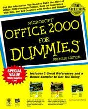 Tapa de Microsoft Office 2000 for Dummies
