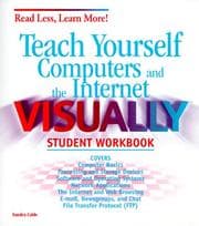 Tapa de Teach Yourself Computers And The Internet Visually Student Workbook (Read Less, Learn More)