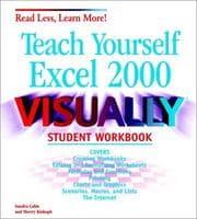 Tapa de Teach Yourself Excel 2000 VISUALLY Student Workbook