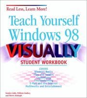 Tapa de Teach Yourself Windows 98 VISUALLY Student Workbook