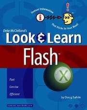 Tapa de Deke McClelland's Look and Learn Flash X