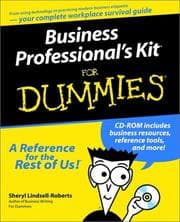 Tapa de Business Professional's Kit for Dummies