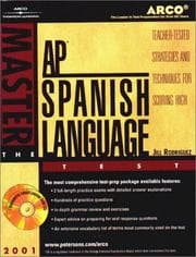 Tapa de Master the AP Spanish Language Test