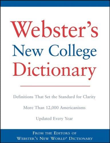 Tapa de Webster's New World College Dictionary