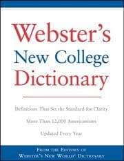 Tapa de Webster's New World College Dictionary