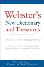 Tapa de Office Depot Webster's New World Dictionary and Thesaurus