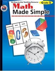 Tapa de Math Made Simple, Grade 2