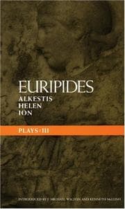 Tapa de Euripides Plays 3 (Methuen Classical Greek Dramatists)