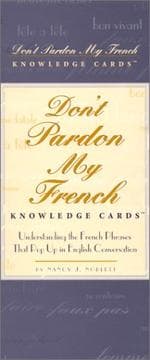 Tapa de Don't Pardon My French Knowledge Cards