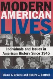 Tapa de Modern American lives