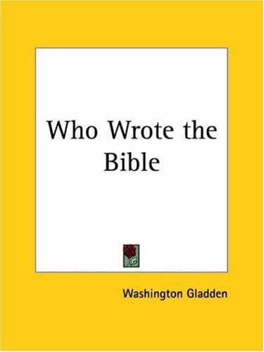 Tapa de Who Wrote the Bible