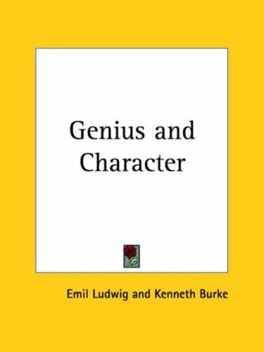 Tapa de Genius and character