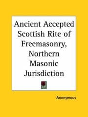 Tapa de Ancient Accepted Scottish Rite of Freemasonry, Northern Masonic Jurisdiction