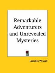 Tapa de Remarkable Adventurers and Unrevealed Mysteries