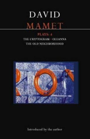 Tapa de David Mamet Plays