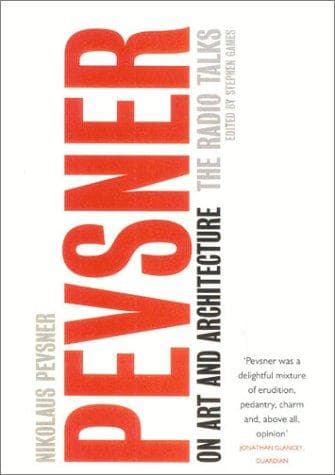 Tapa de Pevsner on art and architecture