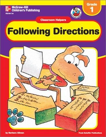 Tapa de Following Directions (Classroom Helpers)