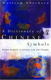 Tapa de A Dictionary of Chinese Symbols