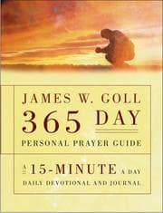 Tapa de James W. Goll 365 Day Personal Prayer Guide