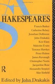Tapa de Alternative Shakespeares (New Accents)
