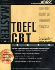 Tapa de Master the TOEFL CBT 2002 w/CD-ROM