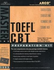 Tapa de Master the TOEFL CBT 2002 Prep Kit (Master the Toefl)