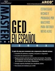 Tapa de Master the GED en Español 2002 (Master the Ged En Español, 2002)