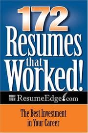 Tapa de 172 Resumes That Worked!
