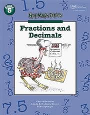 Tapa de Fractions and Decimals: Grade 5 (Hot Math Topics : Problem Solving, Communication, and Reasoning)