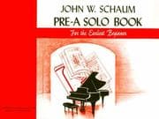 Tapa de John W. Schaum / Pre-A Solo Book (Schaum Method Supplement)